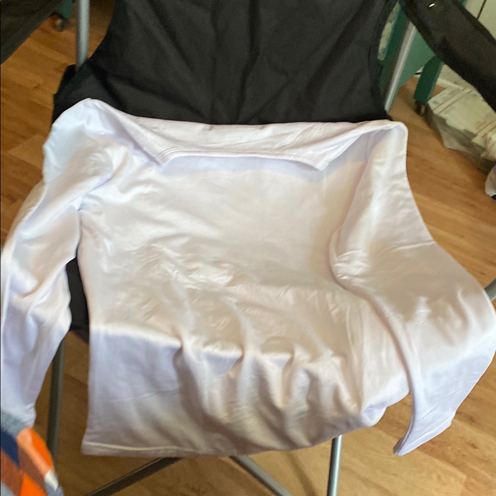 White Long Sleeve Top